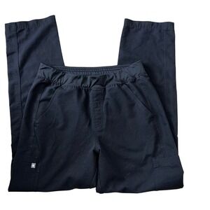 Figs Technical Collection Scrub Pants Inside Drawstring Tie Black Size Medium